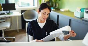 Patient consultation at a modern dental office in Bellmore, NY